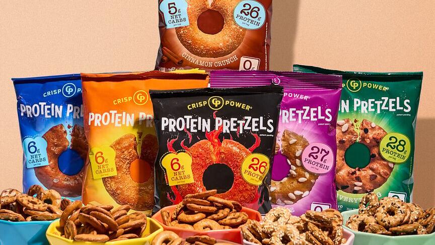 CRISP POWER Protein Pretzels