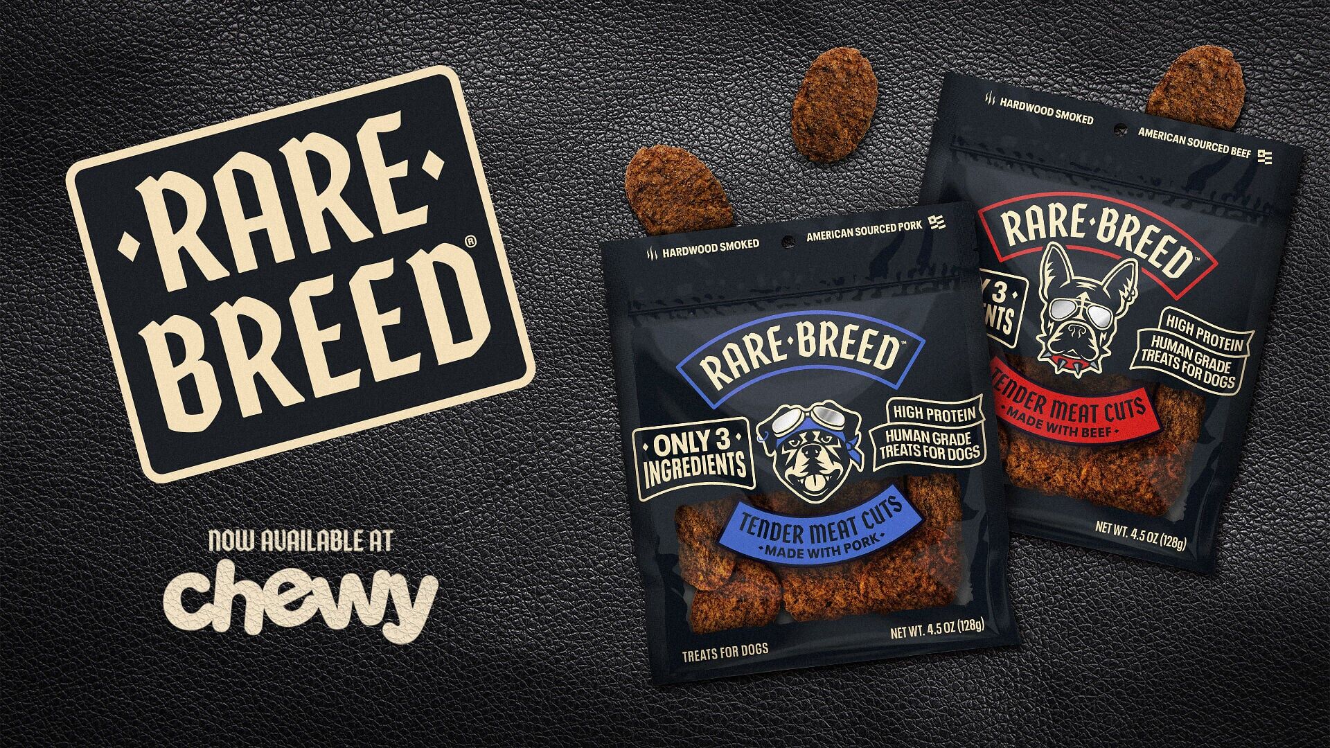 Rare Breed pet treats from Link Snacks now on Chewy.