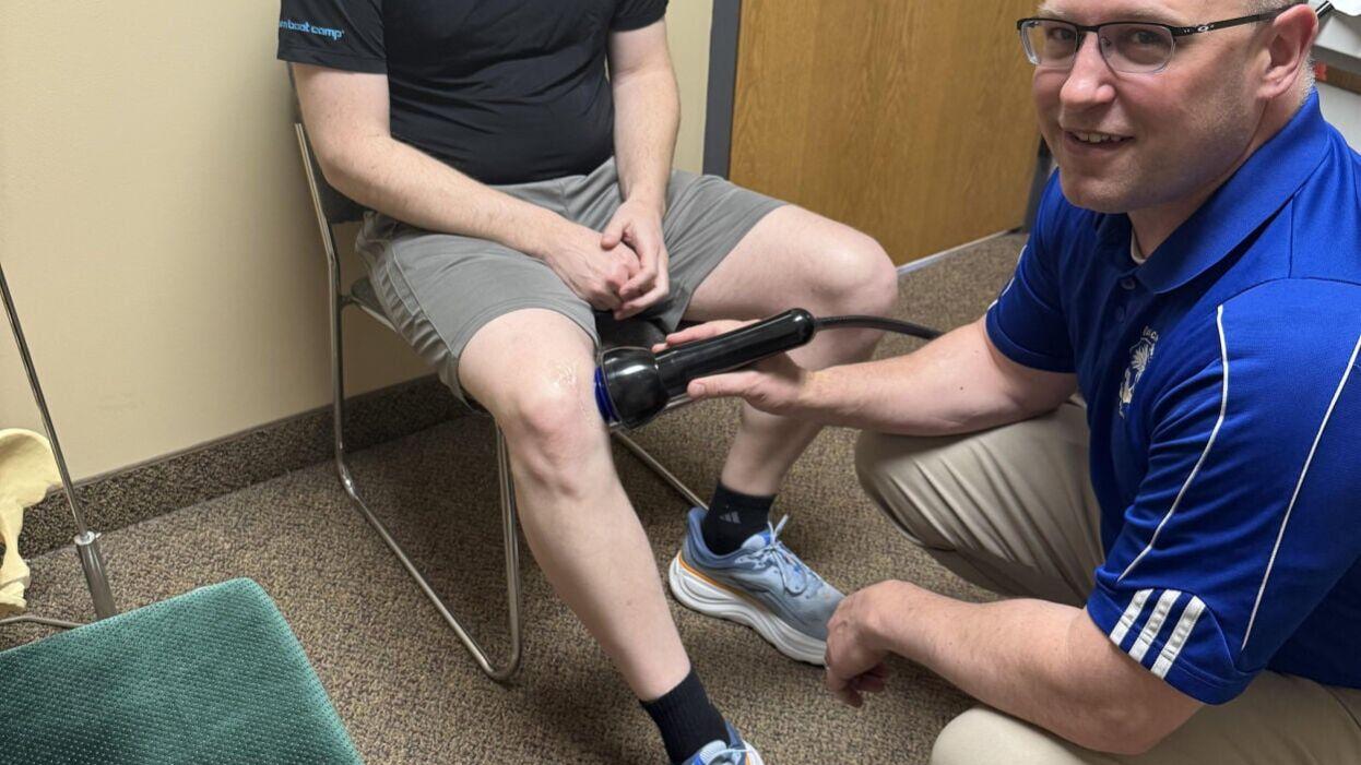 Shockwave knee treatment