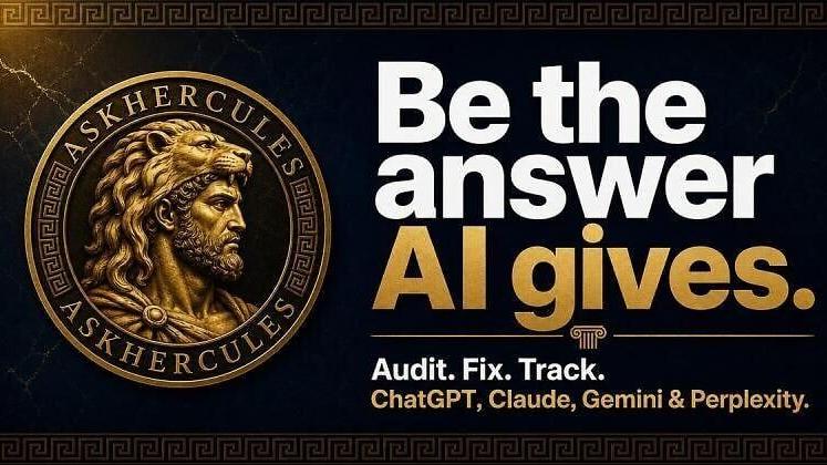 Ask Hercules, the AI visibility platform from Muse Platforms, helps B2B businesses, thought leaders and creators audit, improve and track how they appear across ChatGPT, Claude, Gemini and Perplexity-so they can become more discoverable, credible and co...