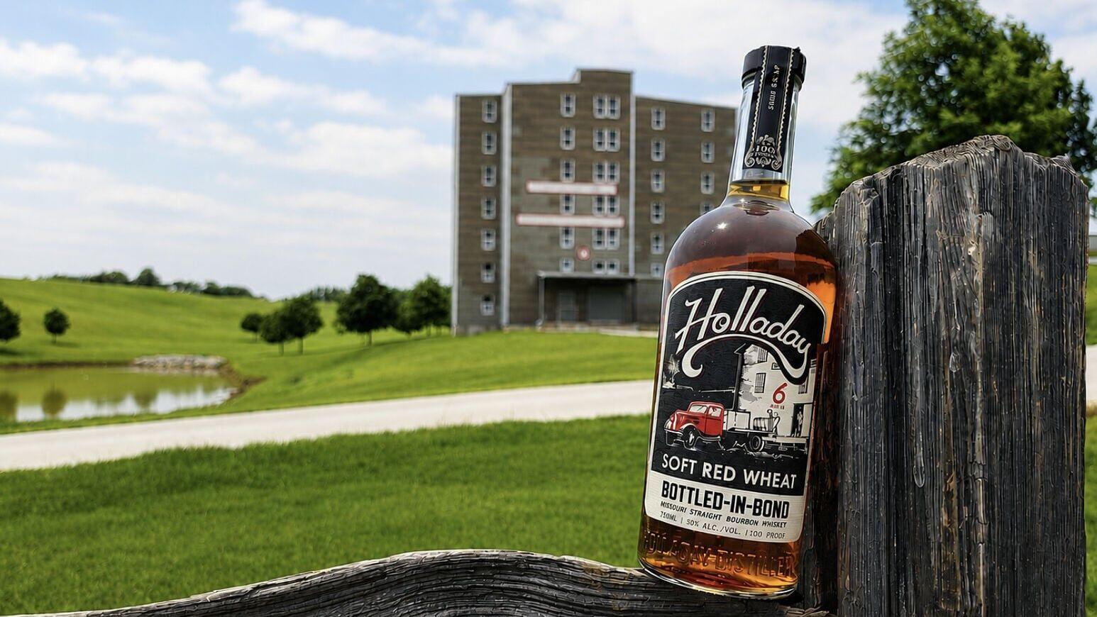 Holladay Soft Red Wheat Bourbon with the completed Rickhouse D