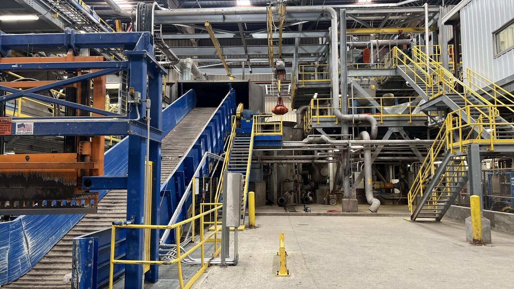 The assets owned by Total Fiber Recovery @ Chesapeake come from the company's 45,000-square-foot plant, which was outfitted to pulp, clean, screen and dry 100% post-consumer recycled fiber, delivering it as a kraft-wrapped bale.