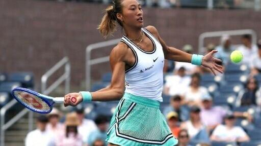 China's Zheng Qinwen is the first qualifier to reach the US Open women's singles fourth round since Emma Raducanu -- who went on to win the title in 2021