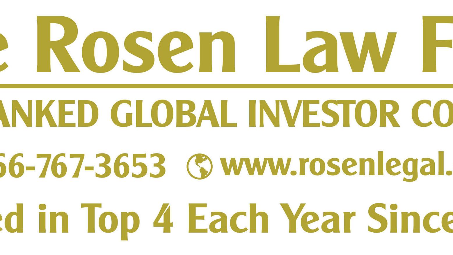 Rosen Law Firm Logo