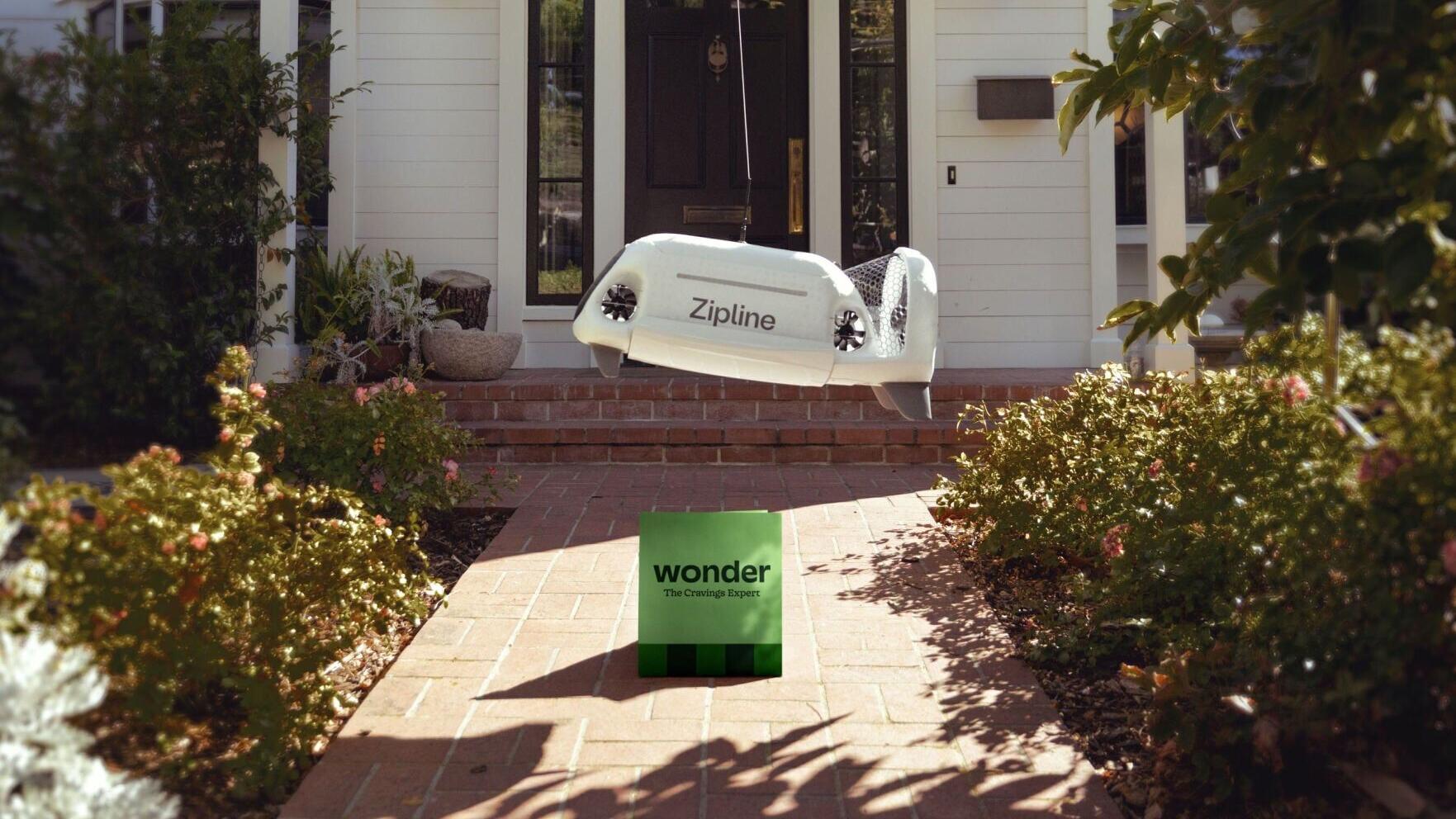 Wonder and Zipline partner to bring on-demand drone delivery to Wonder locations across Texas.