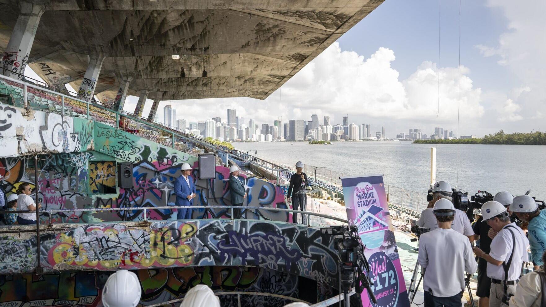 Bring Back Marine Stadium Press Event