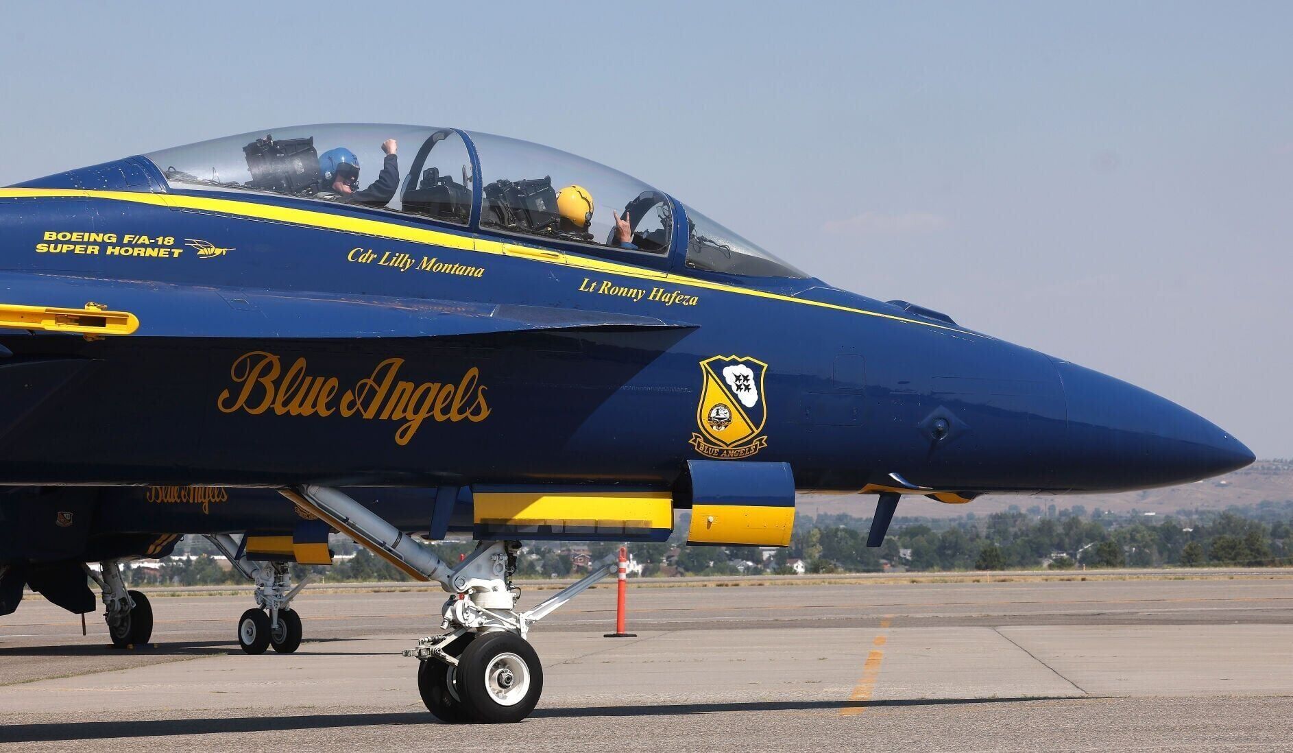 Blue Angel media flights