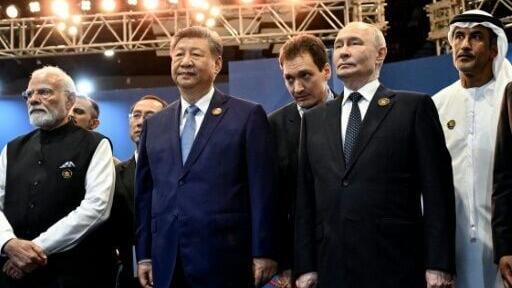 China's President Xi Jinping and Russia's Vladimir Putin are among the leaders attending the BRICS summit