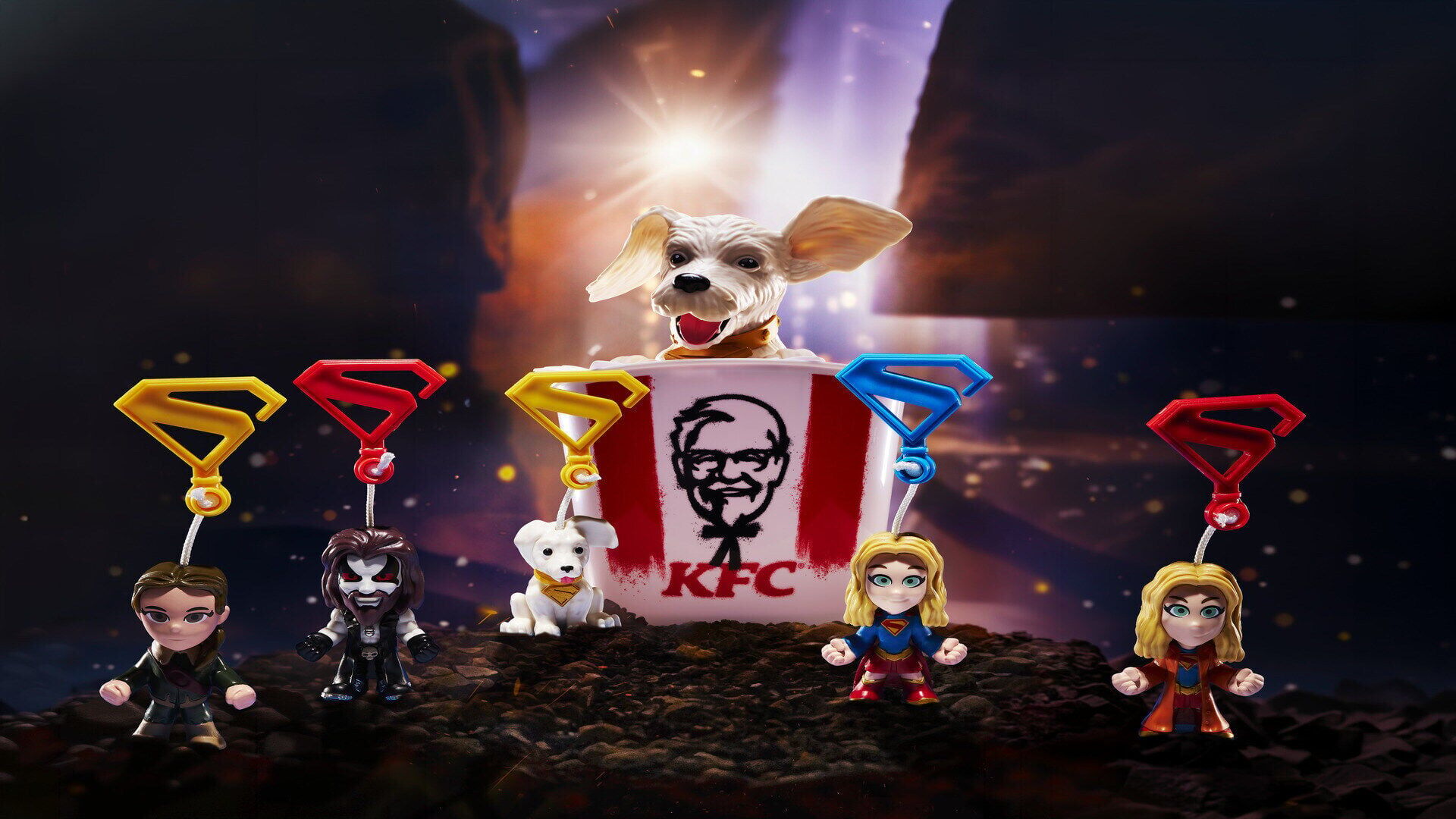 KFC Supergirl Krypto Collectibles