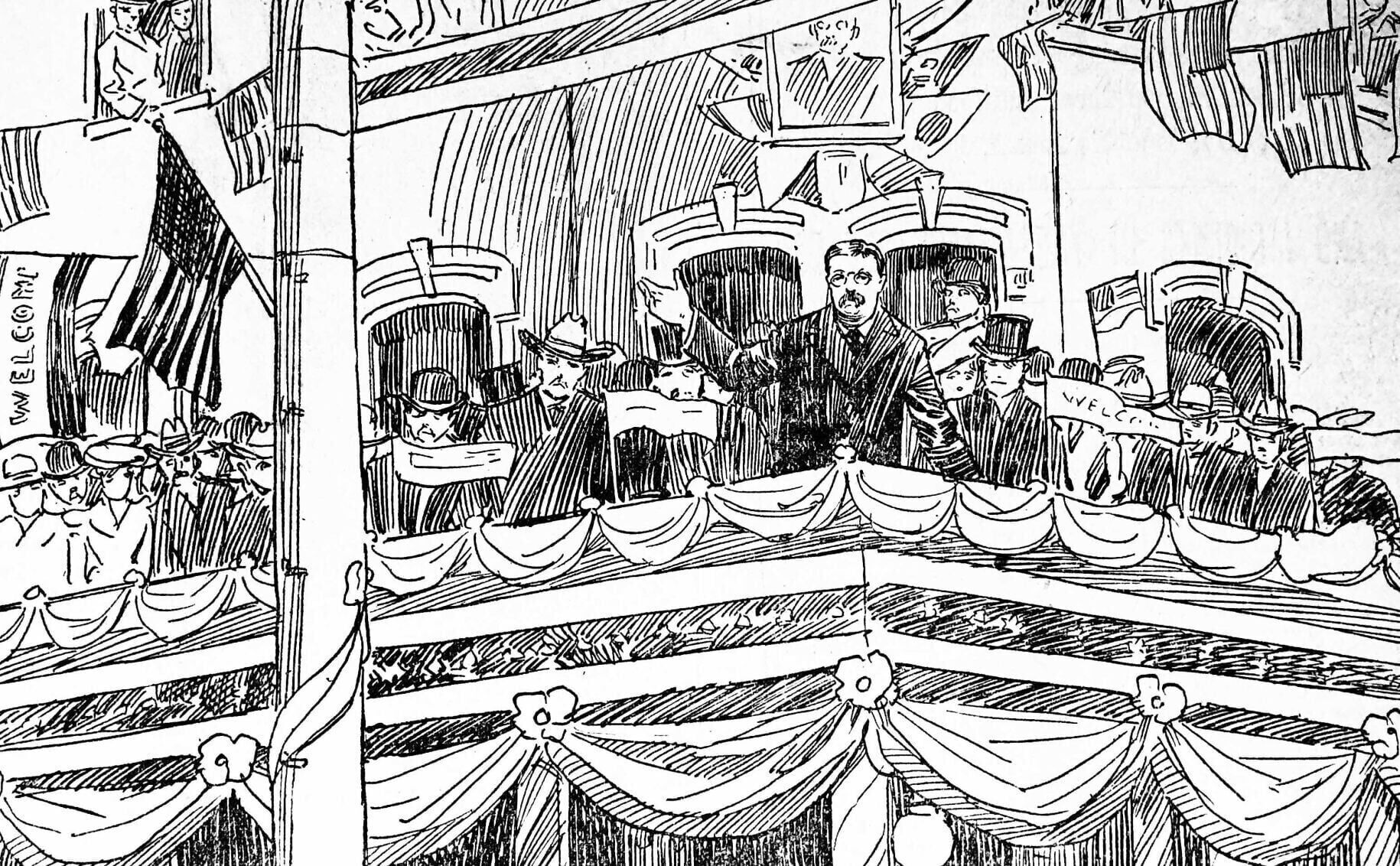 Teddy Roosevelt welcomed in Butte