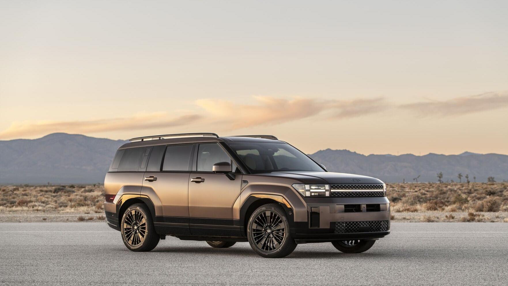 The 2026 Hyundai Santa Fe is photographed near California City, Calif., on Feb. 24, 2025.