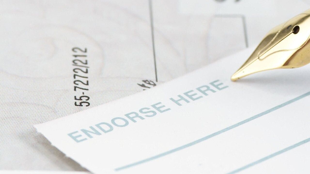 Everything you need to know about endorsing a check