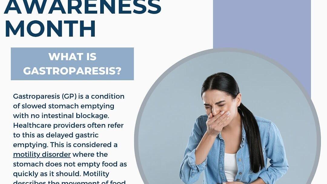 IFFGD will raise awareness for Gastroparesis during August to shed light on those impacted