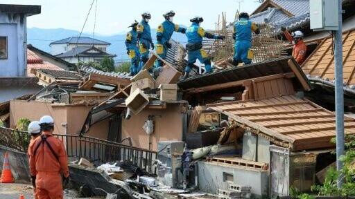 Japan's southwestern Kumamoto region had already been hit by two devastating earthquakes in 2016
