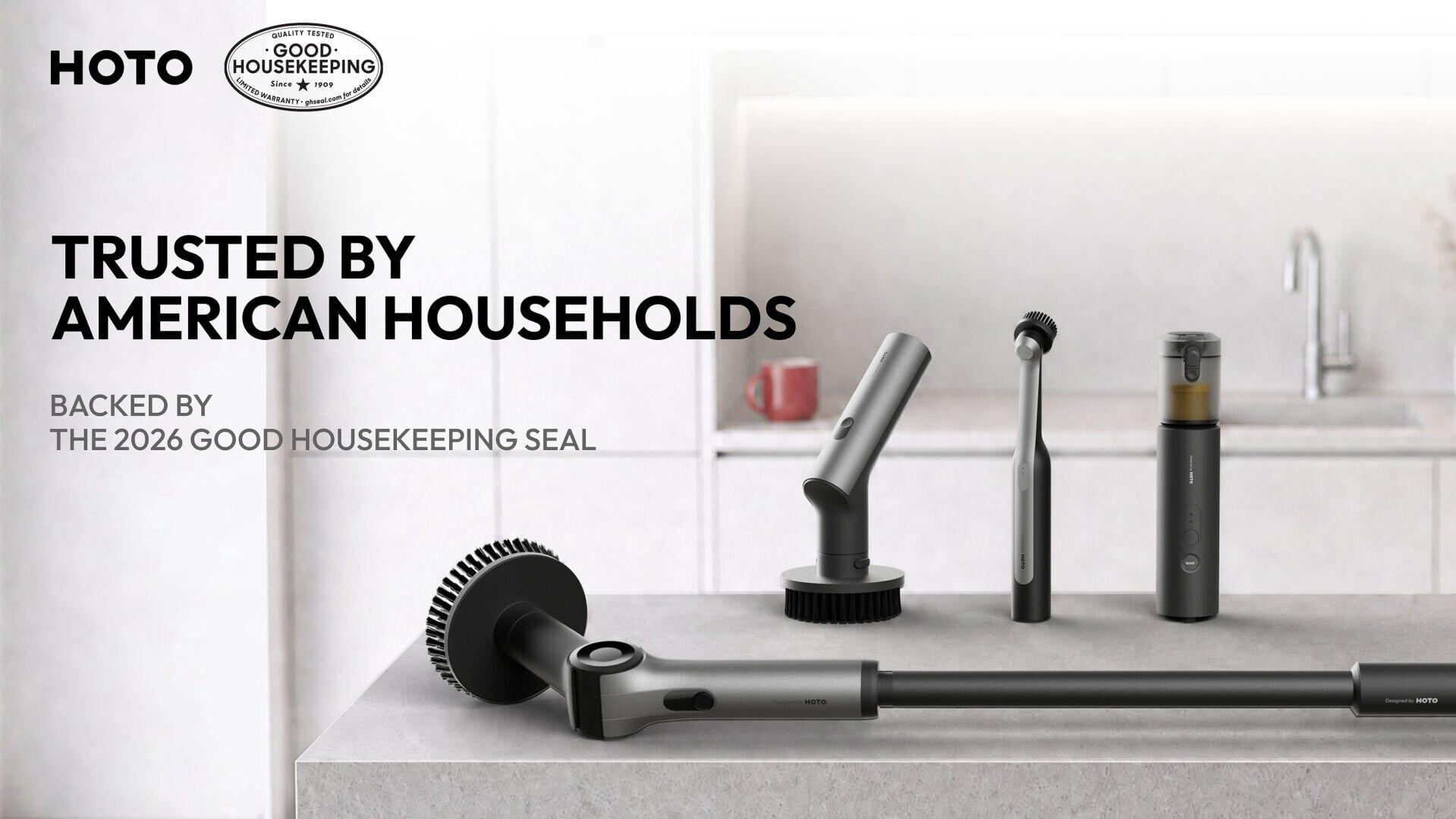 HOTO Earns 2026 Good Housekeeping Seal for Four Cleaning Home Tools
