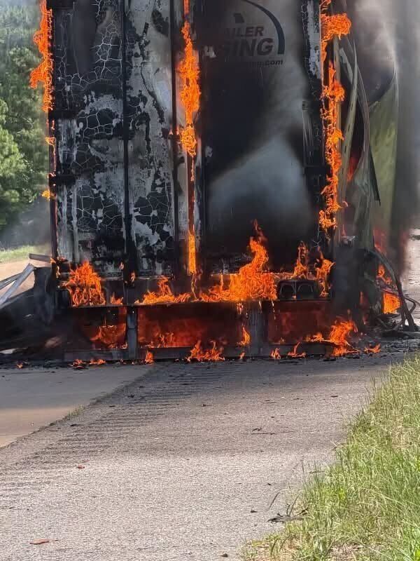 I-49 fire