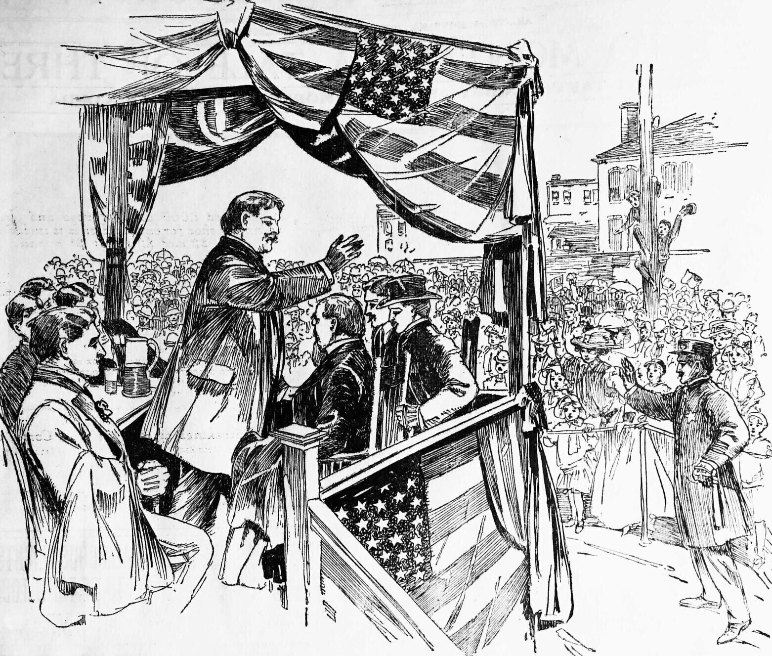 President William Howard Taft in Butte
