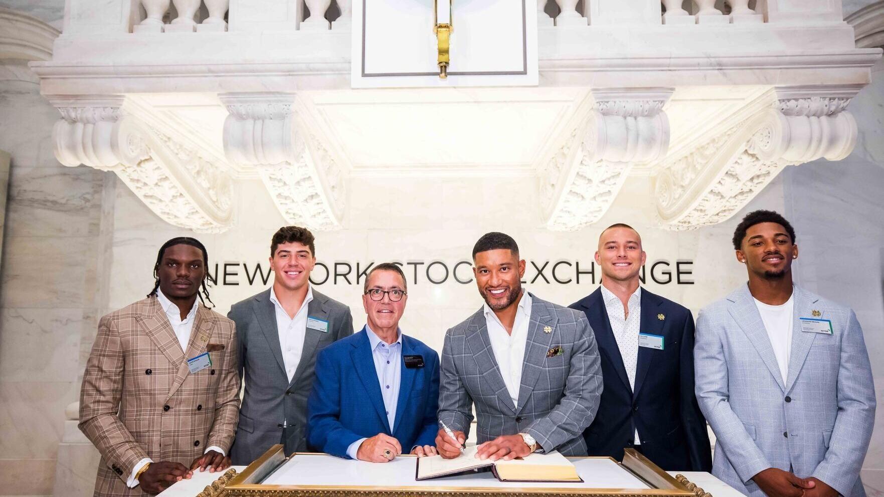 Notre Dame Football at the NYSE on July 16.