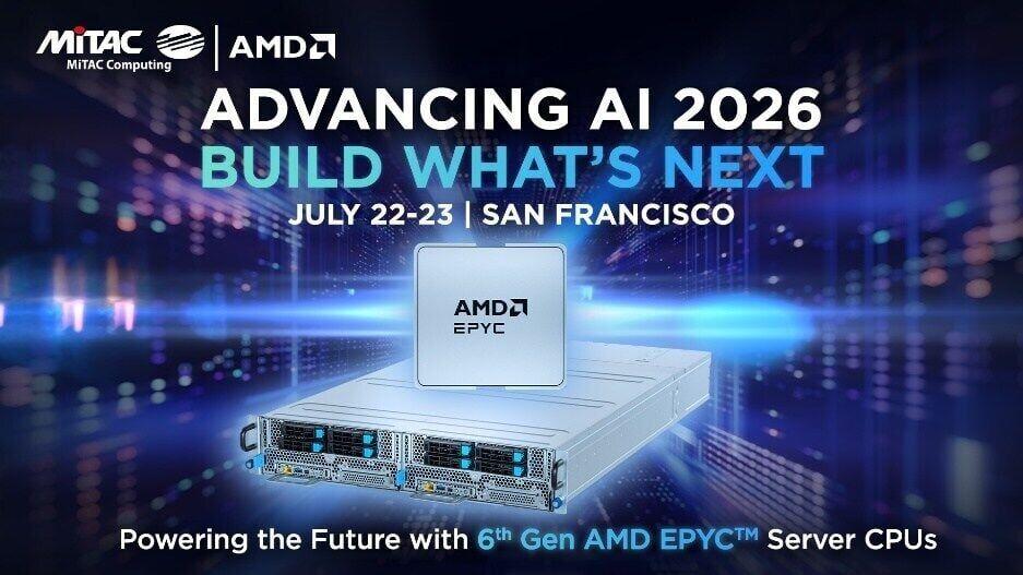 MiTAC Computing Advances Agentic AI Infrastructure with 6th Gen AMD EPYC Server CPUs