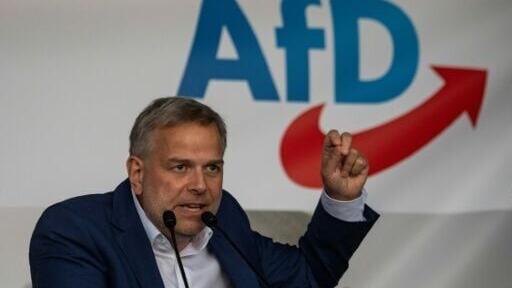 The AfD's top candidate in the state poll, Leif-Erik Holm, says he hopes for a win that will also mean that 'Merz's government is sent packing' in Berlin