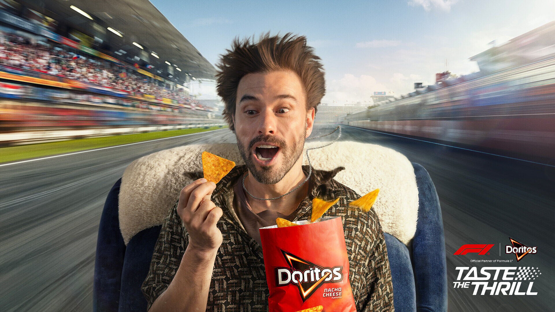 DORITOS TURBOCHARGES F1 FANDOM IN LATEST GLOBAL CAMPAIGN - BRINGING TRACKSIDE THRILLS TO COUCHSIDE FANS