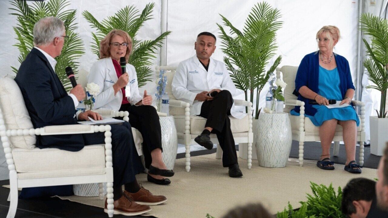Dr. Bob Rohrlack, CCE, CEO of the Tampa Bay Chamber, moderated a community conversation about the hospital expansion, featuring insights from Jill Mendez, AdventHealth Carrollwood chief nursing officer; Dr. Krishen Patel, gastroenterologist; and former ...