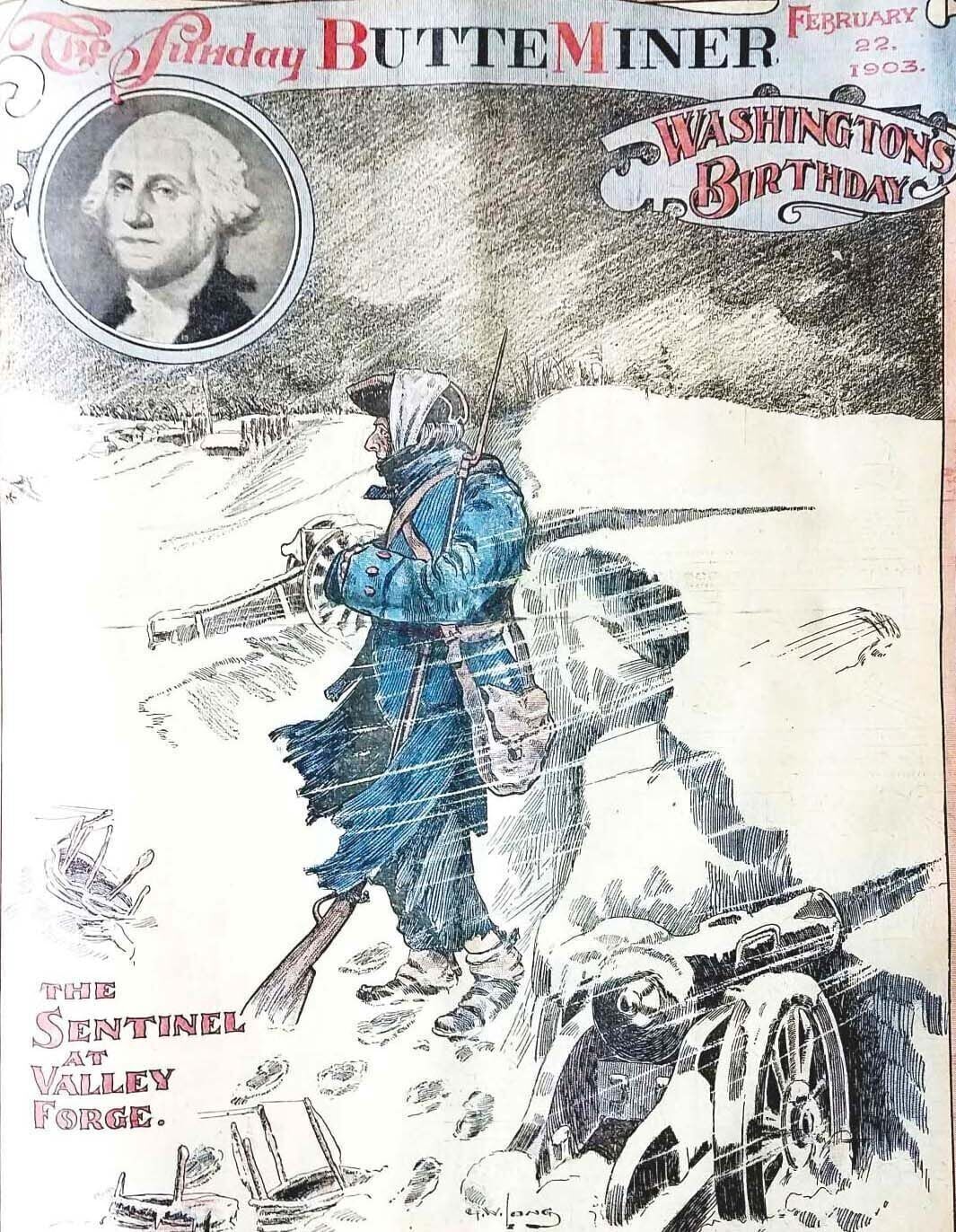 Washington Birthday 1903 illustration